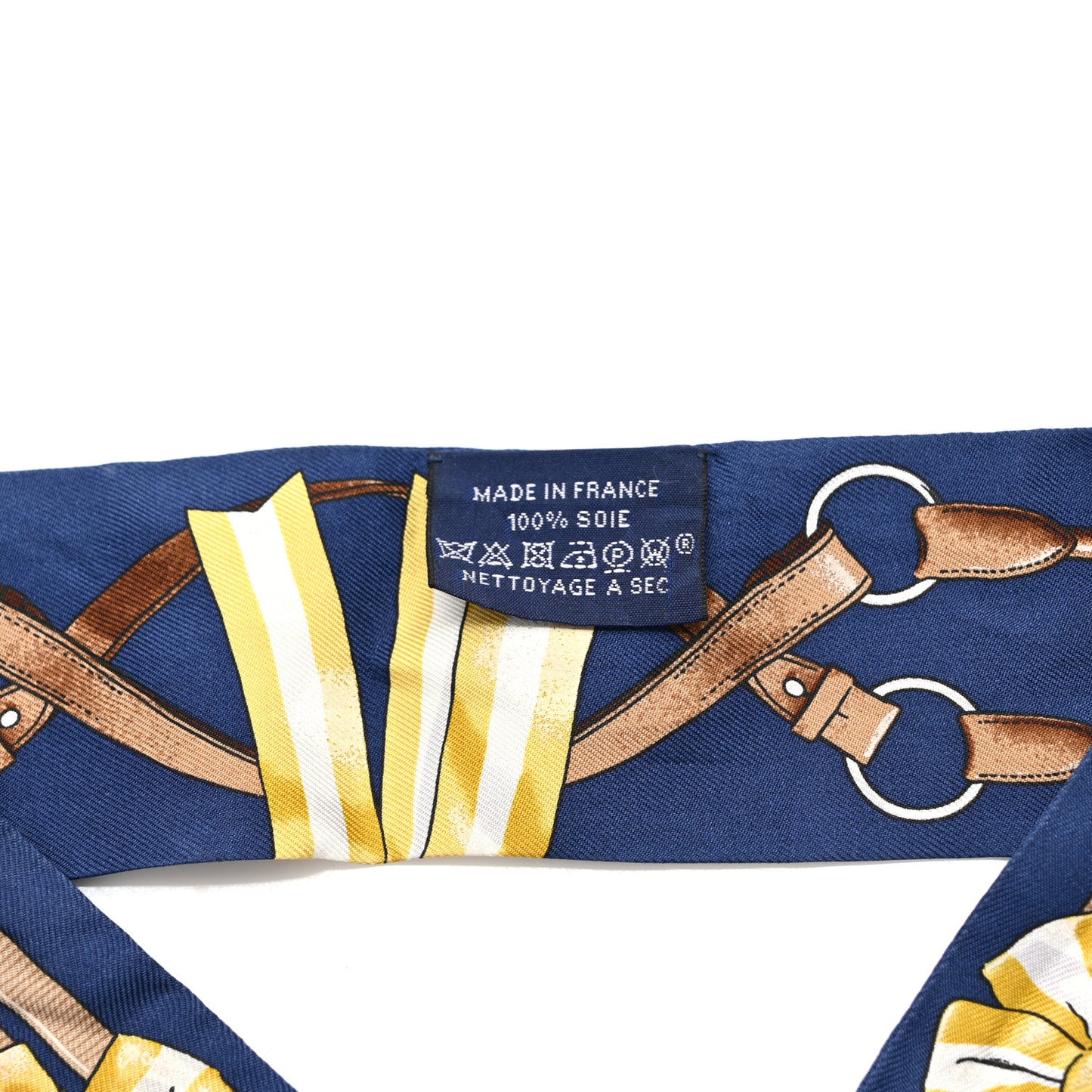 Silk Jumping Twilly Marine Gold Brun