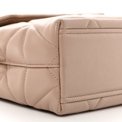 Prada Nappa Triangle Stitched Large Spectrum Bag Cipria 9 of 10