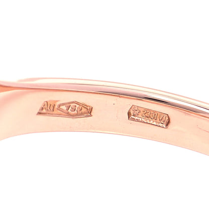 Bulgari 18K Rose Gold Diamond Mother of Pearl Divas' Dream Charm Ring 53 6.25 4 of 4