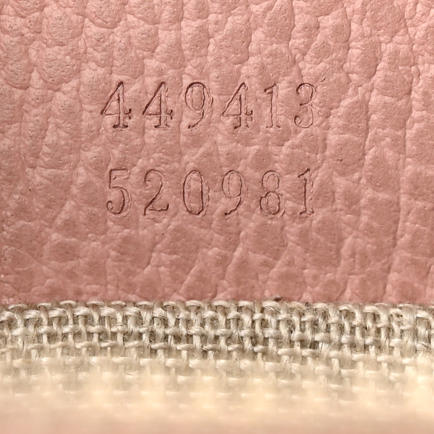 Monogram Mini Bree Messenger Bag Beige Soft Pink