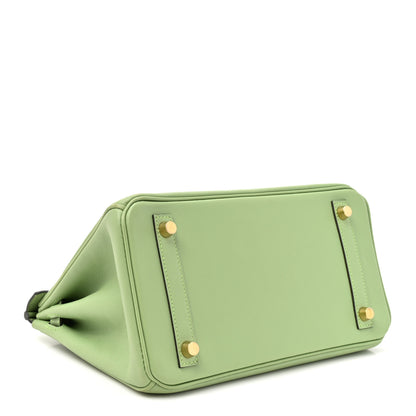 Hermes Swift Birkin 25 Vert Criquet 4 of 14