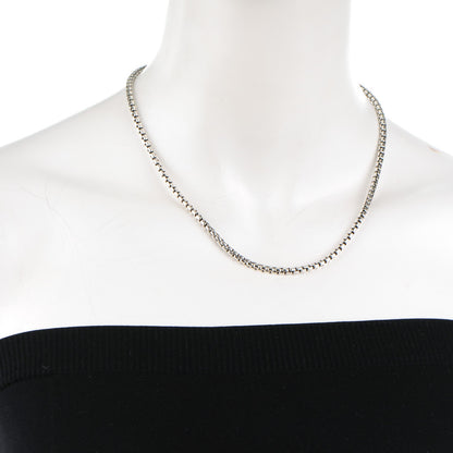 David Yurman Sterling Silver 14K Yellow Gold 3.6mm Box Chain Necklace 18" 2 of 4