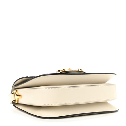 Gucci GG Supreme Monogram Horsebit 1955 Shoulder Bag Beige Mystic White 4 of 10