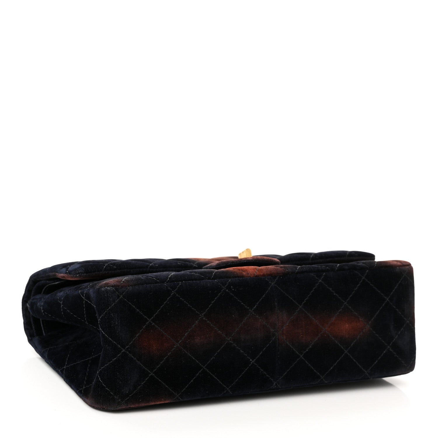 Chanel Ombre Velvet Quilted 2.55 Reissue 225 Flap Navy 4 of 10