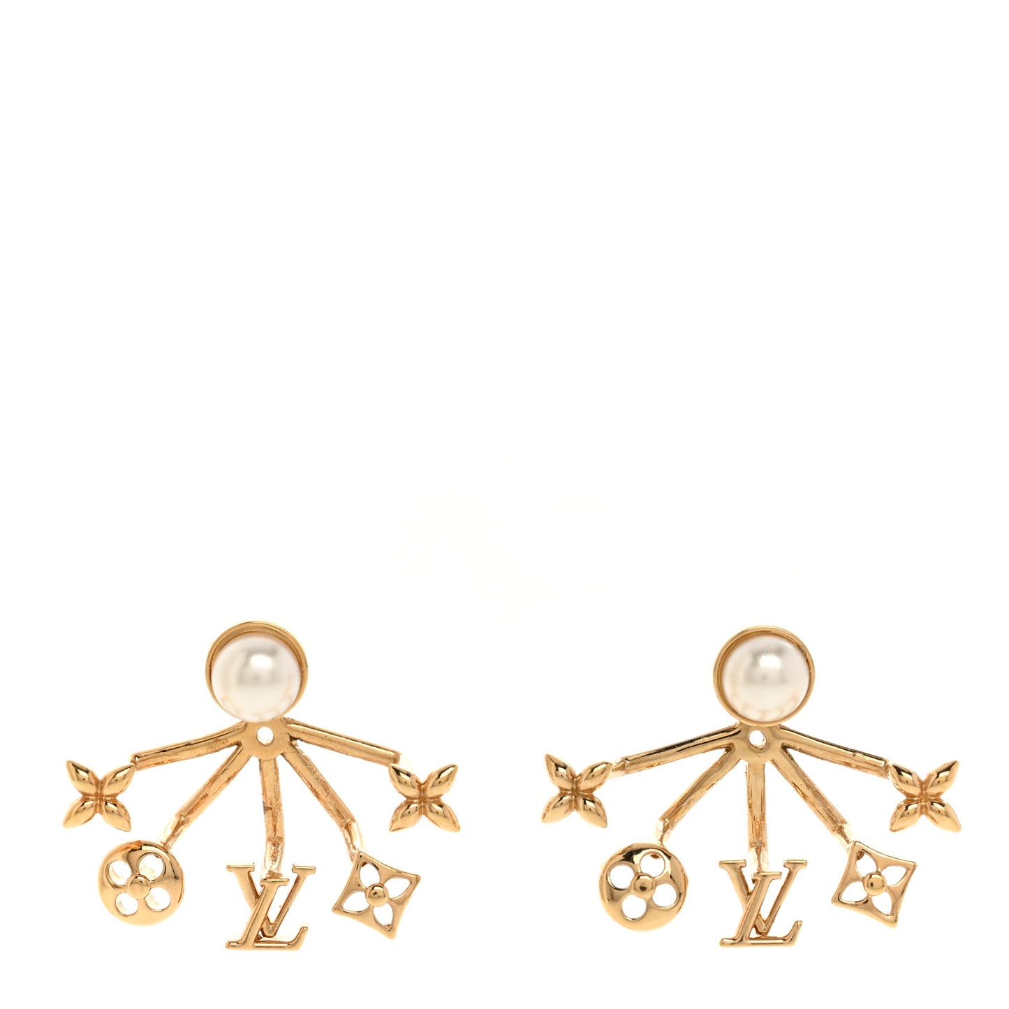 Metal Cruiser Earrings Gold