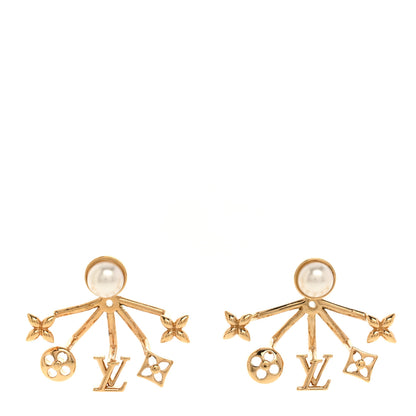 Louis Vuitton Metal Cruiser Earrings Gold 1 of 5