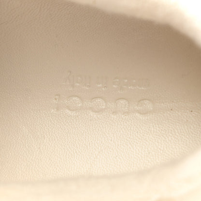 Gucci Nylon Nubuck Web Womens Screener Sneakers 35 Mystic White Dusty Milk 7 of 9