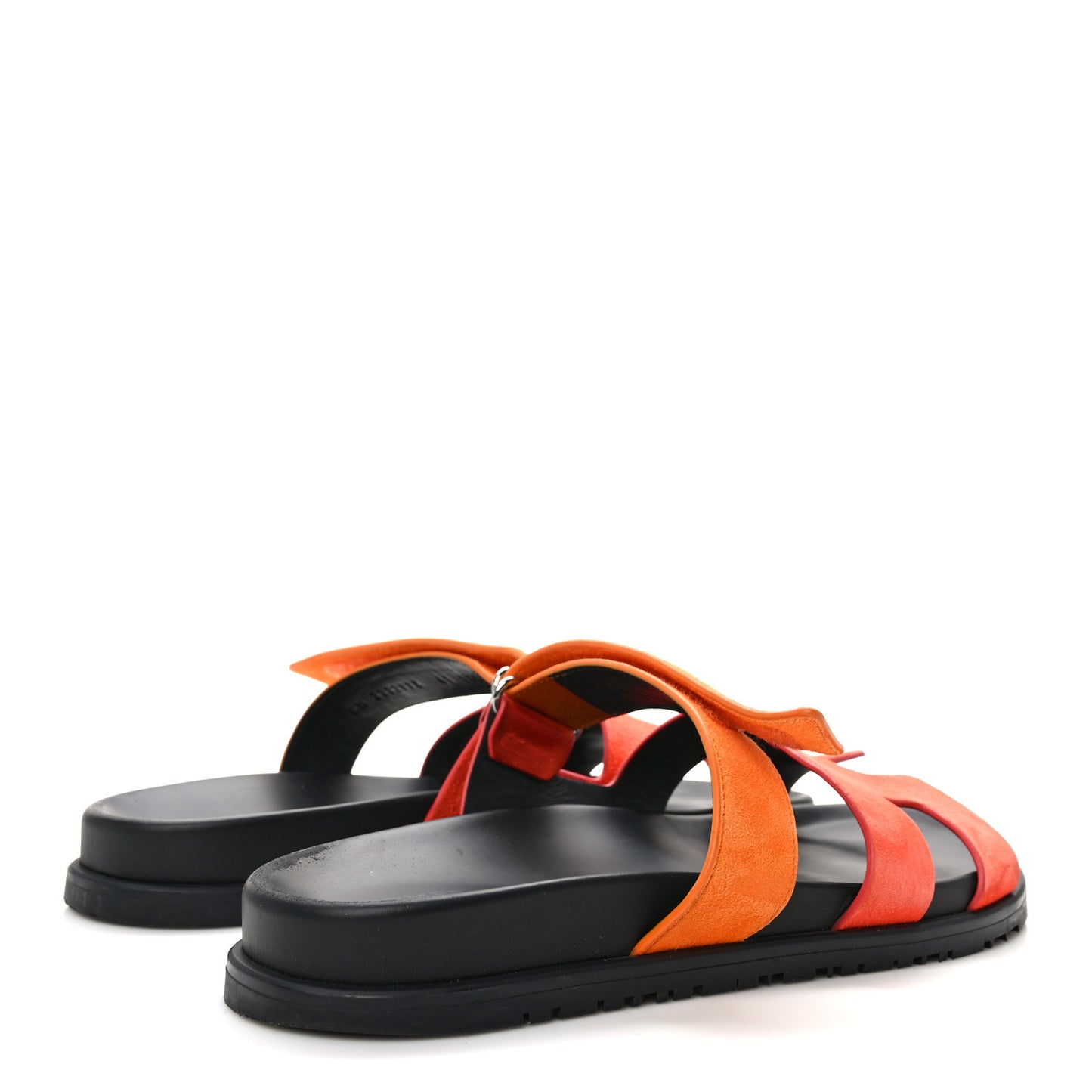 Suede Goatskin Womens Chypre Sandals 41 Rouge Ecarlate