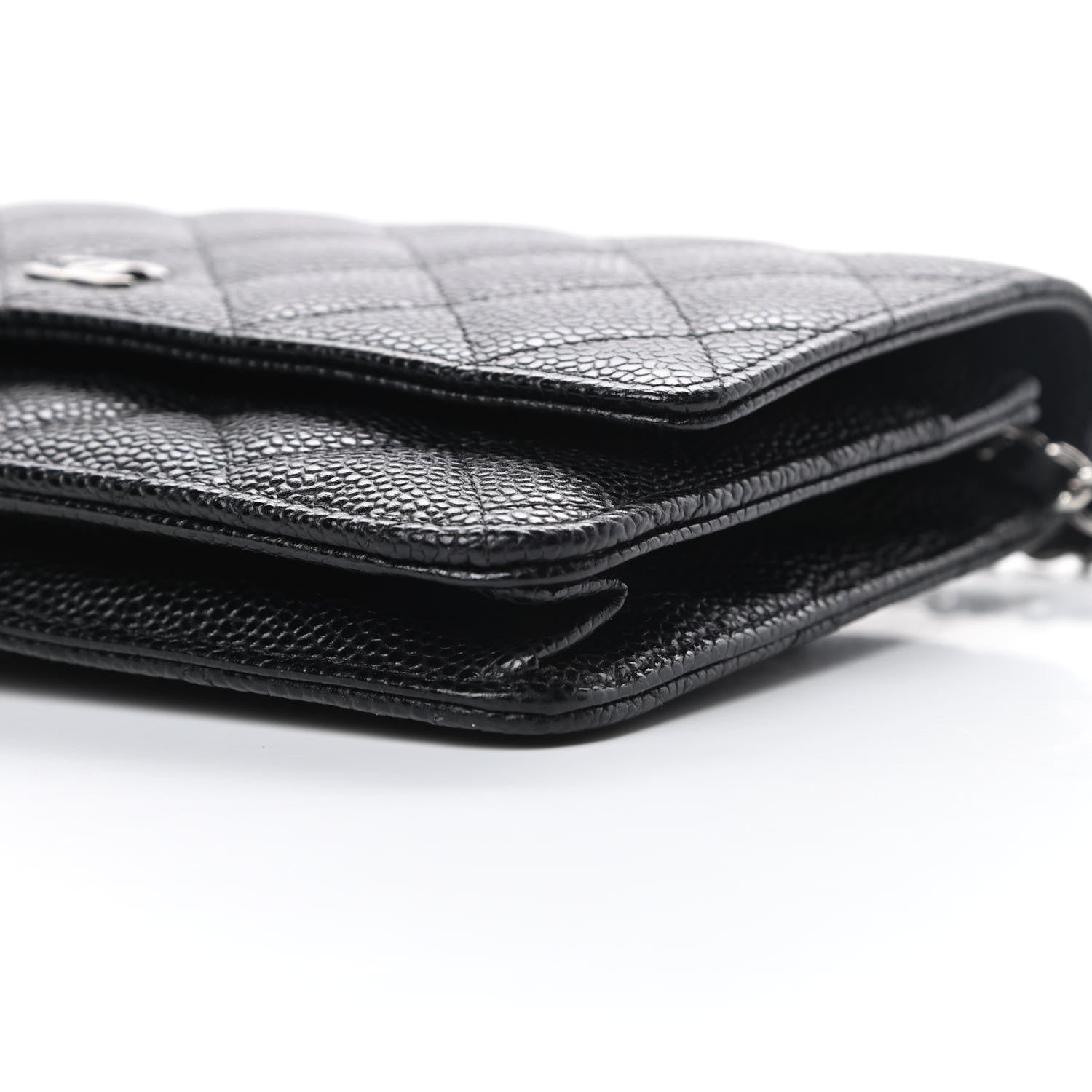 Chanel Caviar Quilted Wallet On Chain WOC Black 11 of 12