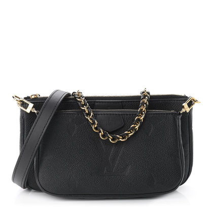 Louis Vuitton Empreinte Monogram Giant Multi Pochette Accessories Black 1 of 8