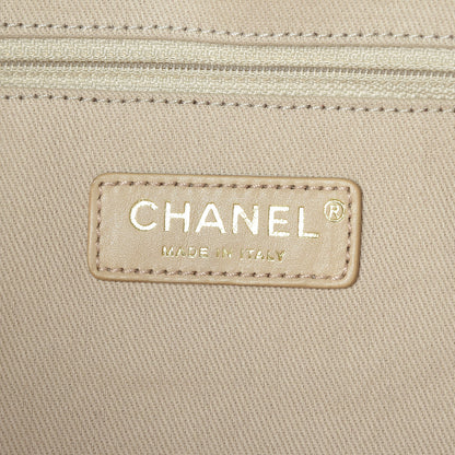 Chanel Crackled Patent Puzzle Tote Black 6 of 9