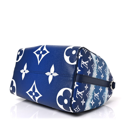 Louis Vuitton Monogram Escale Speedy Bandouliere 30 Blue 8 of 8