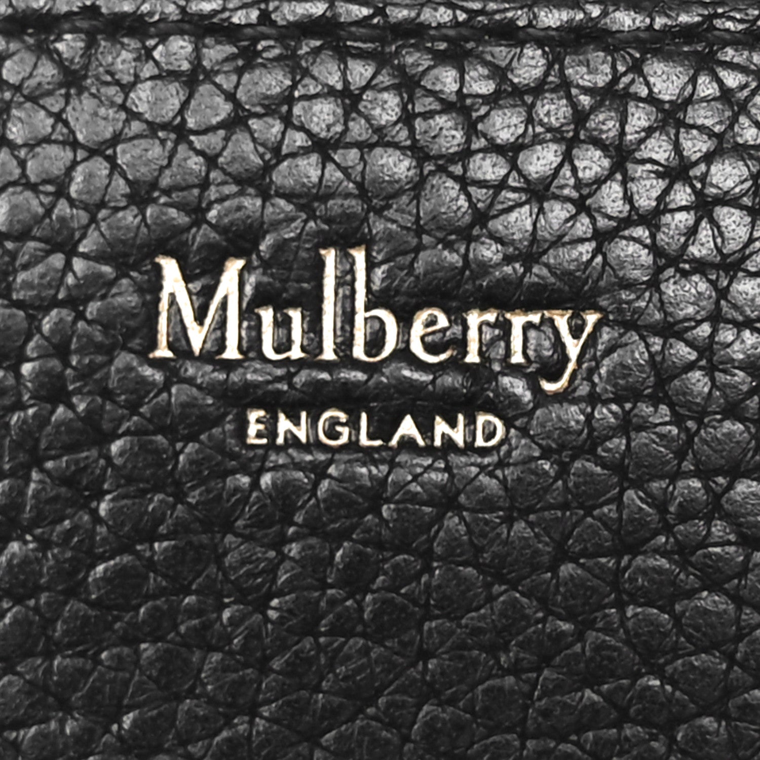 Mulberry Small Classic Grain Zip Around Purse Black 7 of 10