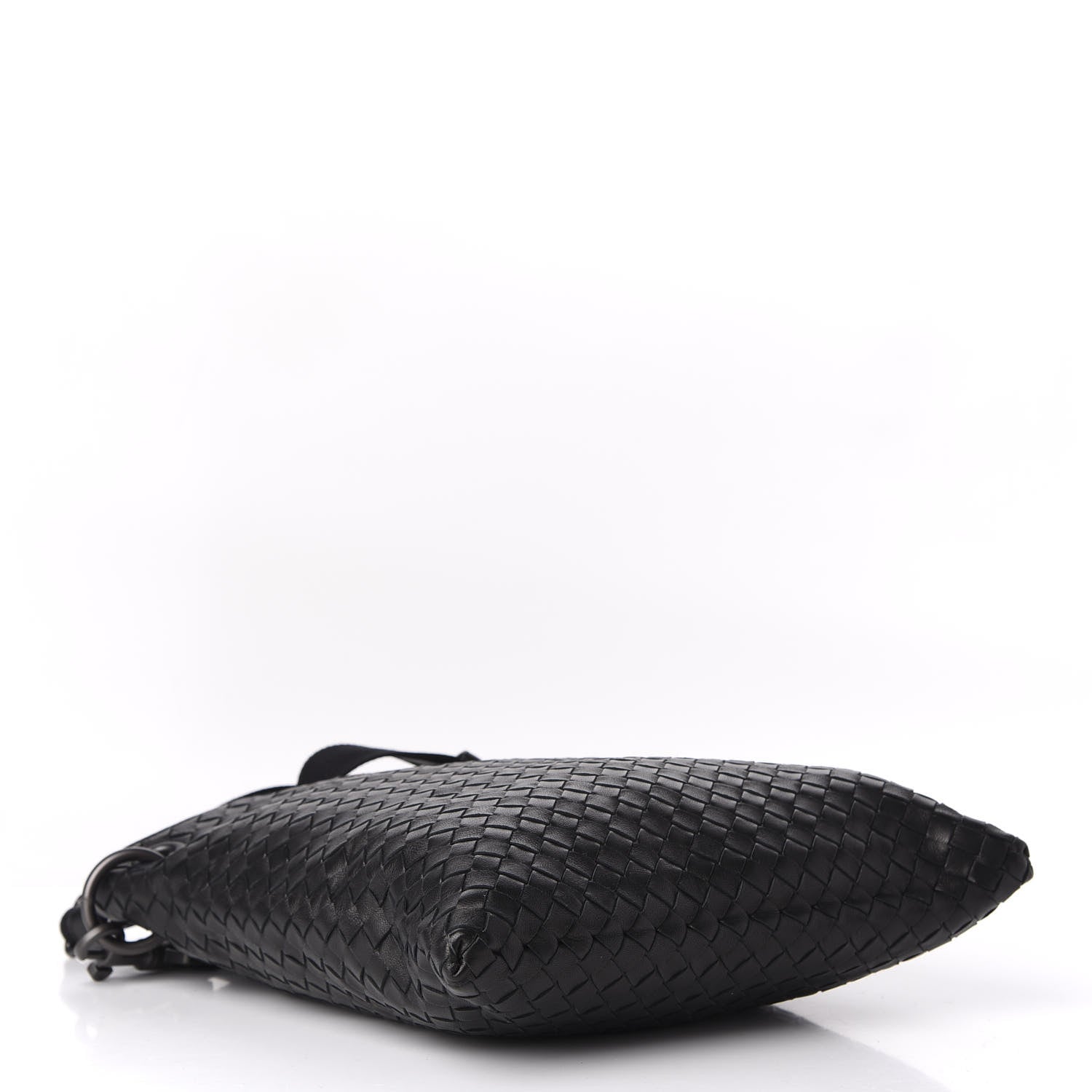 Bottega Veneta Nappa Intrecciato VN Crossbody Messenger Bag Black 5 of 17