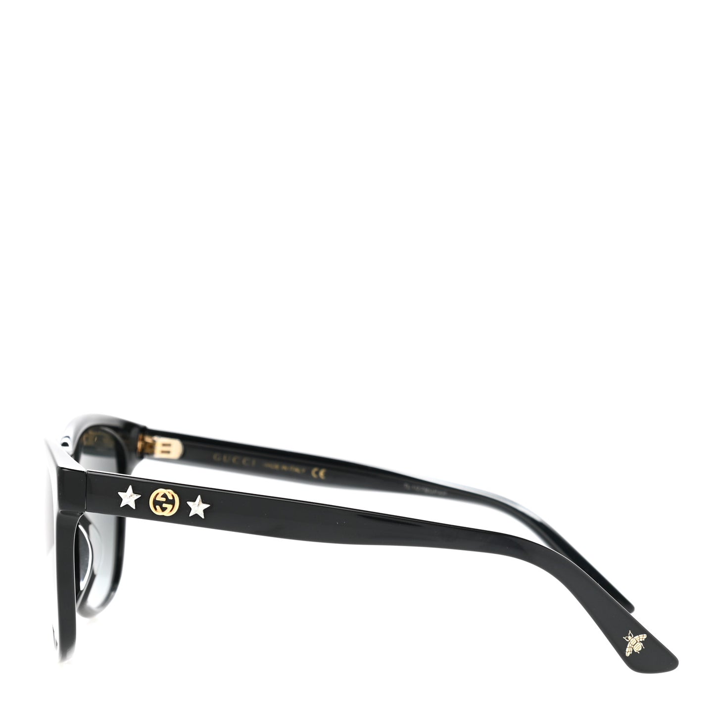 Round Frame Star Sunglasses GG0232SK Black