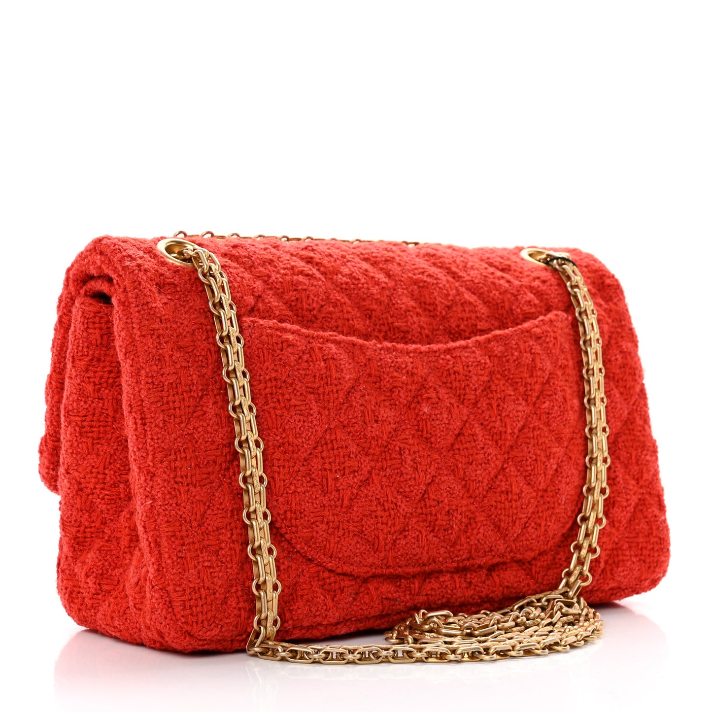 Tweed Quilted 2.55 Reissue 225 Flap Dark Orange