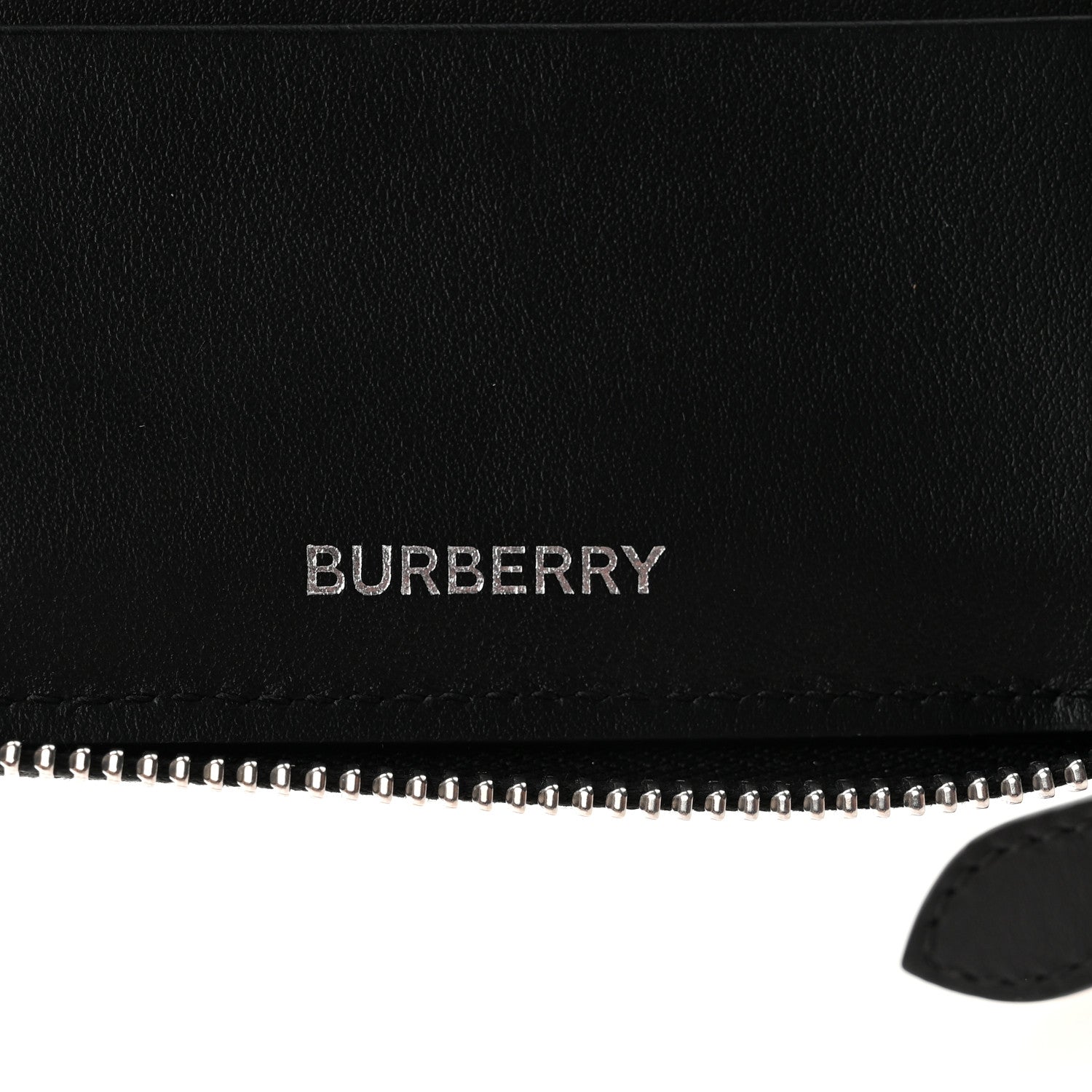 Burberry E-Canvas Vintage Check Mini Zip Around Wallet Birch Brown 6 of 8