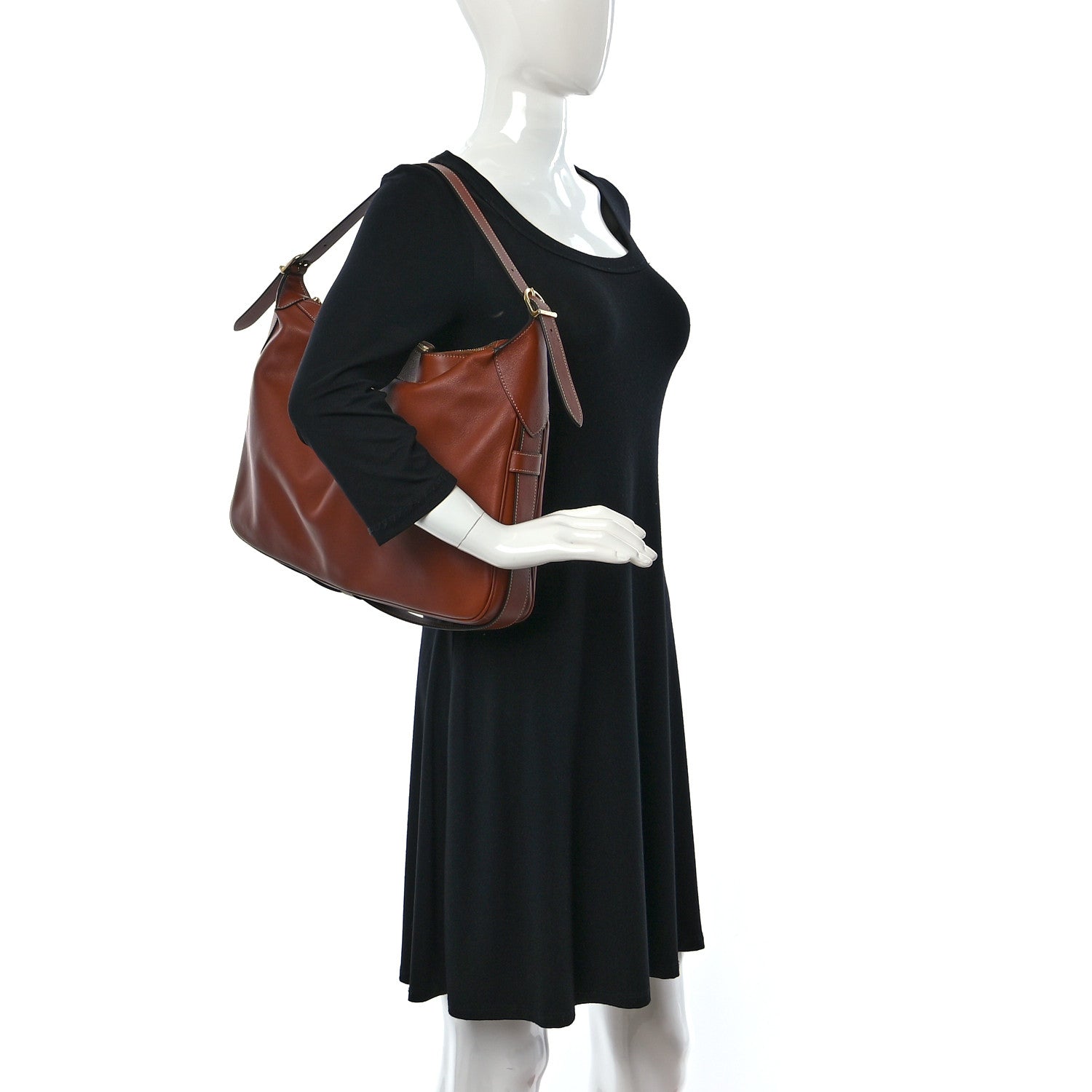 Celine Supple Calfskin Large Romy Shoulder Bag Tan 2 of 8