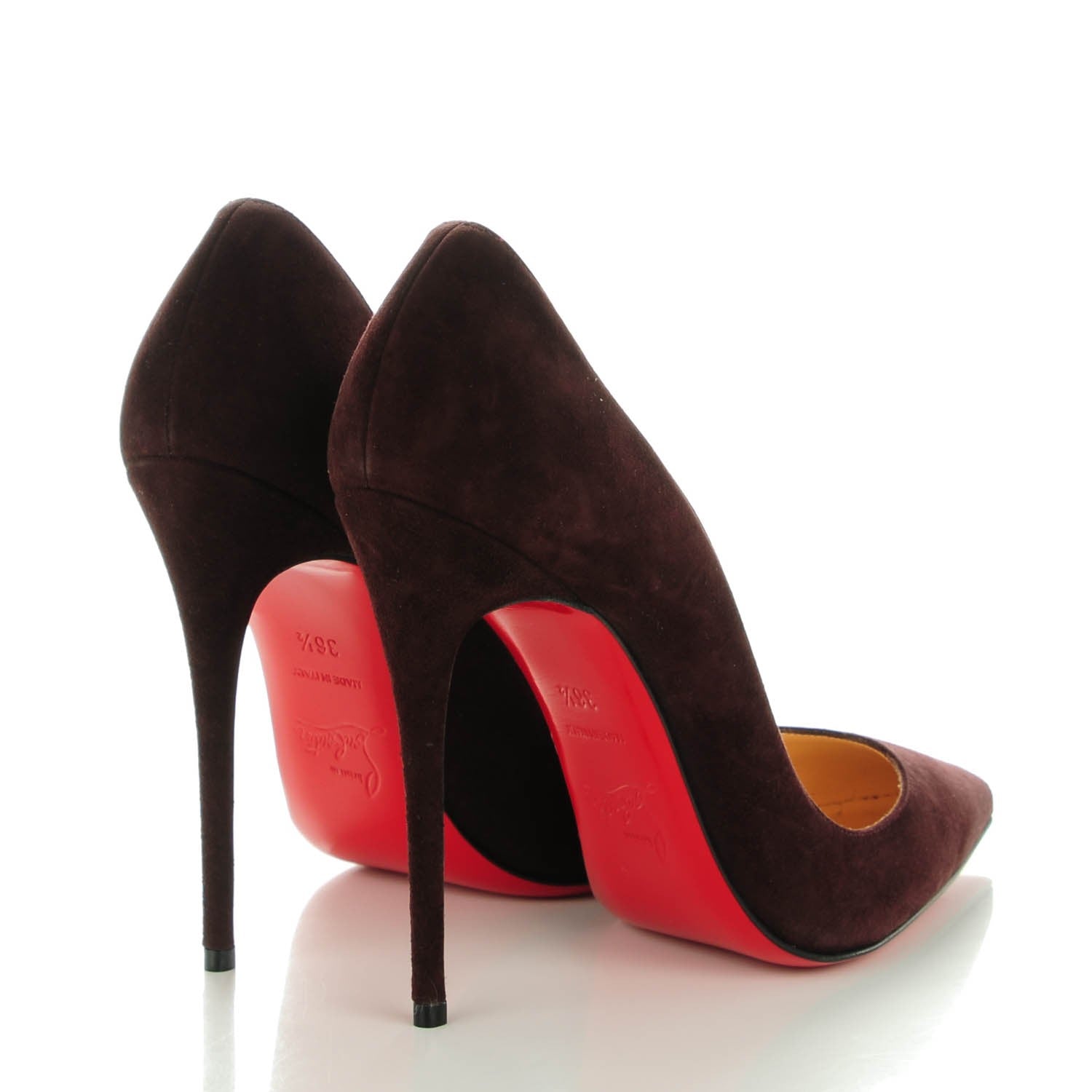 Christian Louboutin Suede So Kate 120 Pumps 36.5 Cramoisi 4 of 8