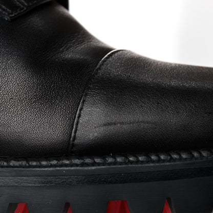 Christian Louboutin Calfskin Winter Spikes 70 Combat Boots 39.5 Black 13 of 15
