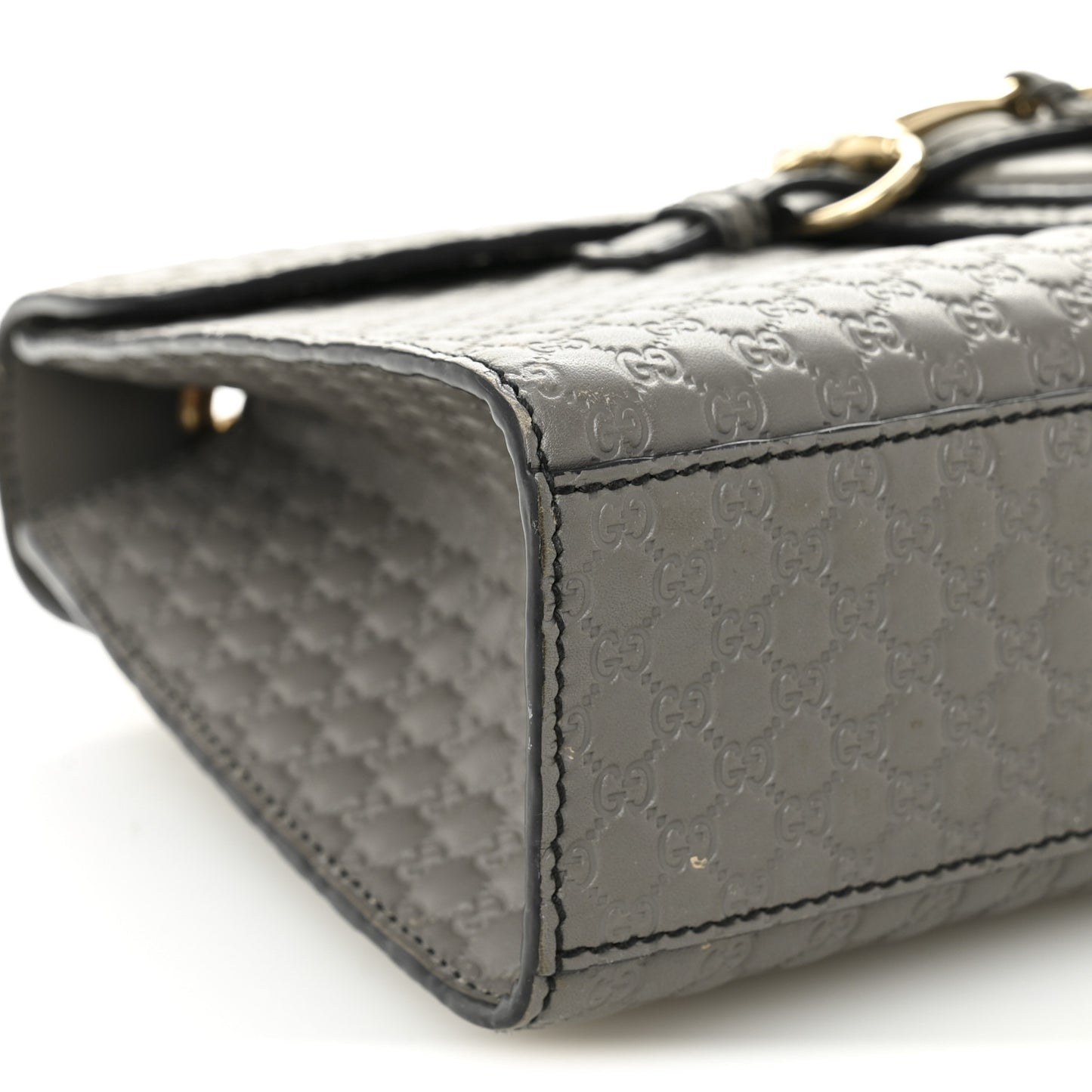 Soft Microguccissima Medium Emily Chain Shoulder Bag Loess