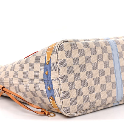 Louis Vuitton Damier Azur Summer Trunks Neo Neverfull MM 8 of 9