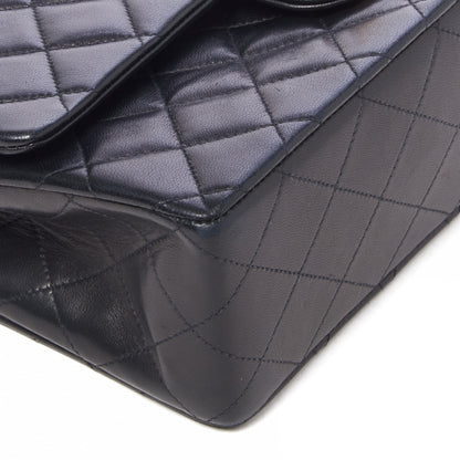 Chanel Lambskin Quilted Medium Double Flap Black 5 of 10