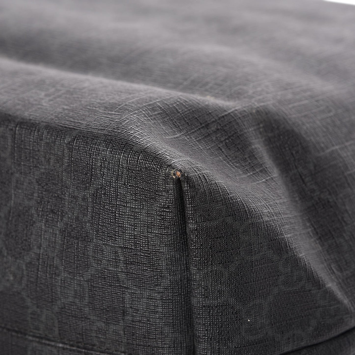 GG Supreme Monogram Web Handle Vertical Tote Black Grey