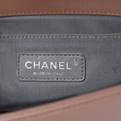 Chanel Metallic Calfskin Medium Boy Flap Pink 6 of 14