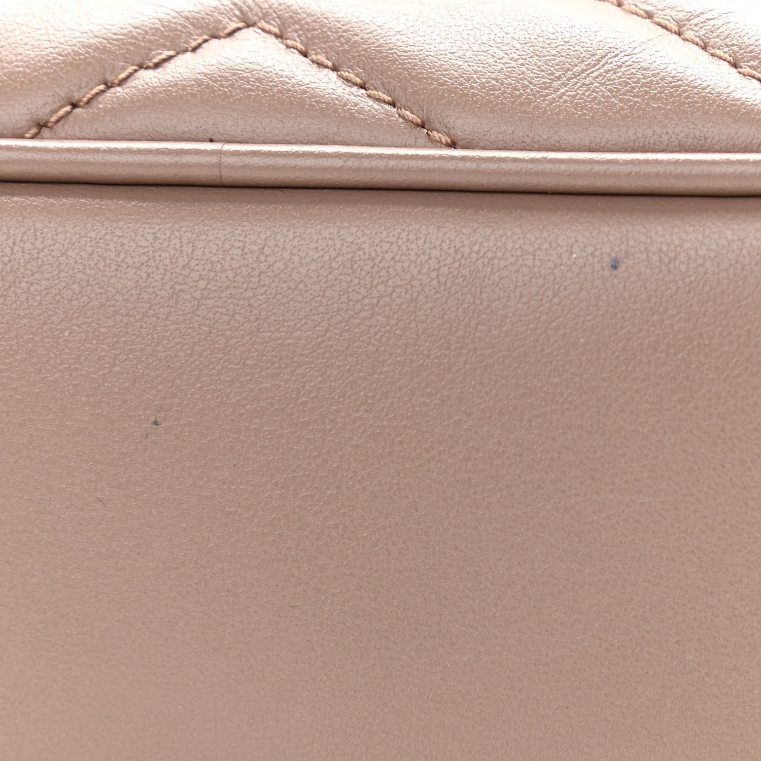 Gucci Calfskin Matelasse Mini GG Marmont Chain Shoulder Bag Porcelain Rose 12 of 14