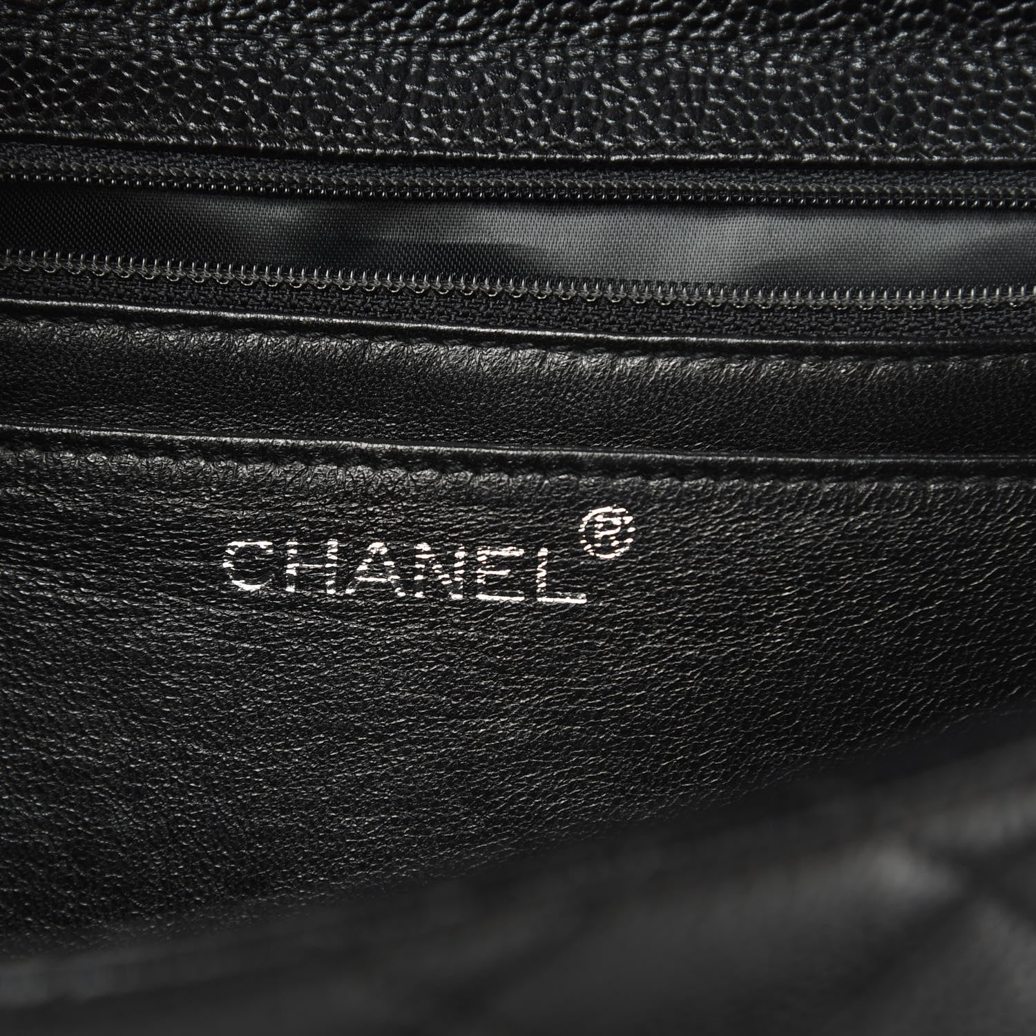 Chanel Caviar Quilted Jumbo Kelly Flap Black 6 of 12