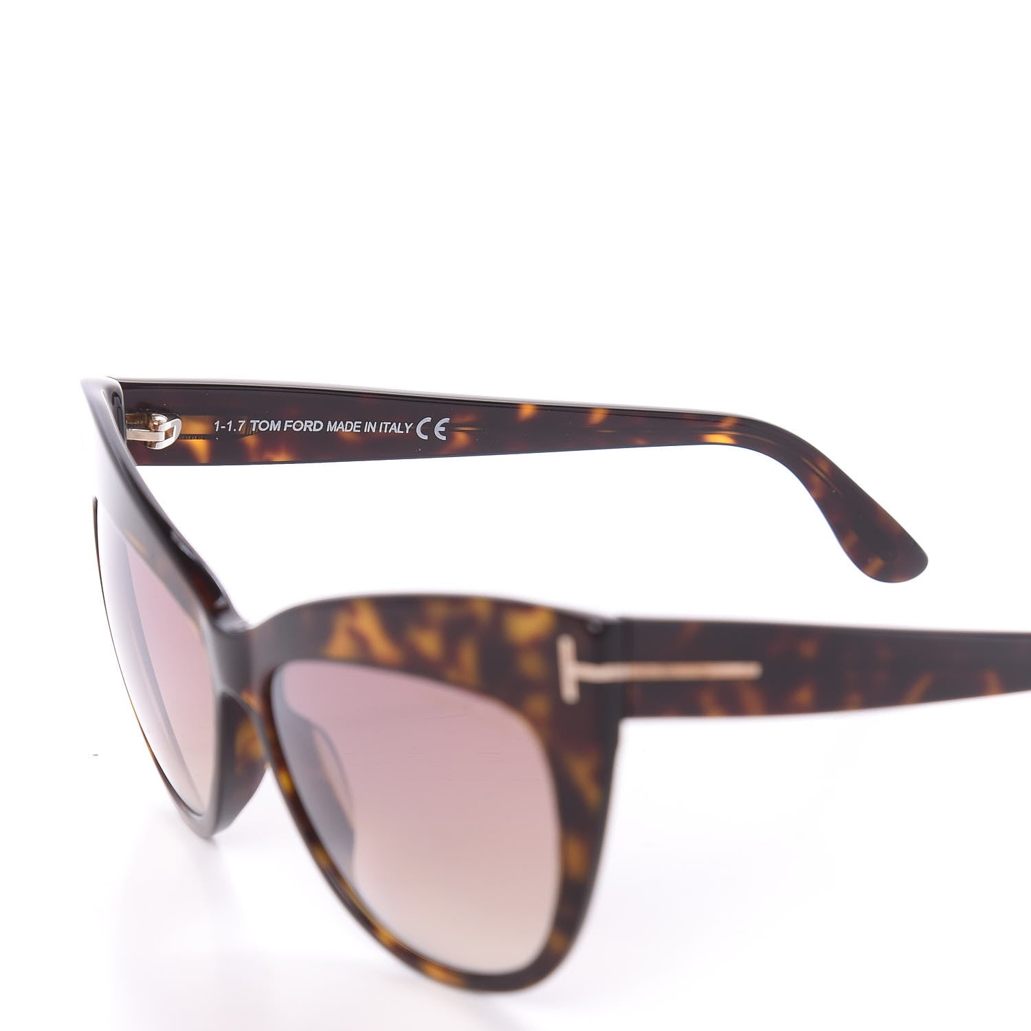 Tom Ford Nika Cat Eye Sunglasses TF523 Havana 5 of 9