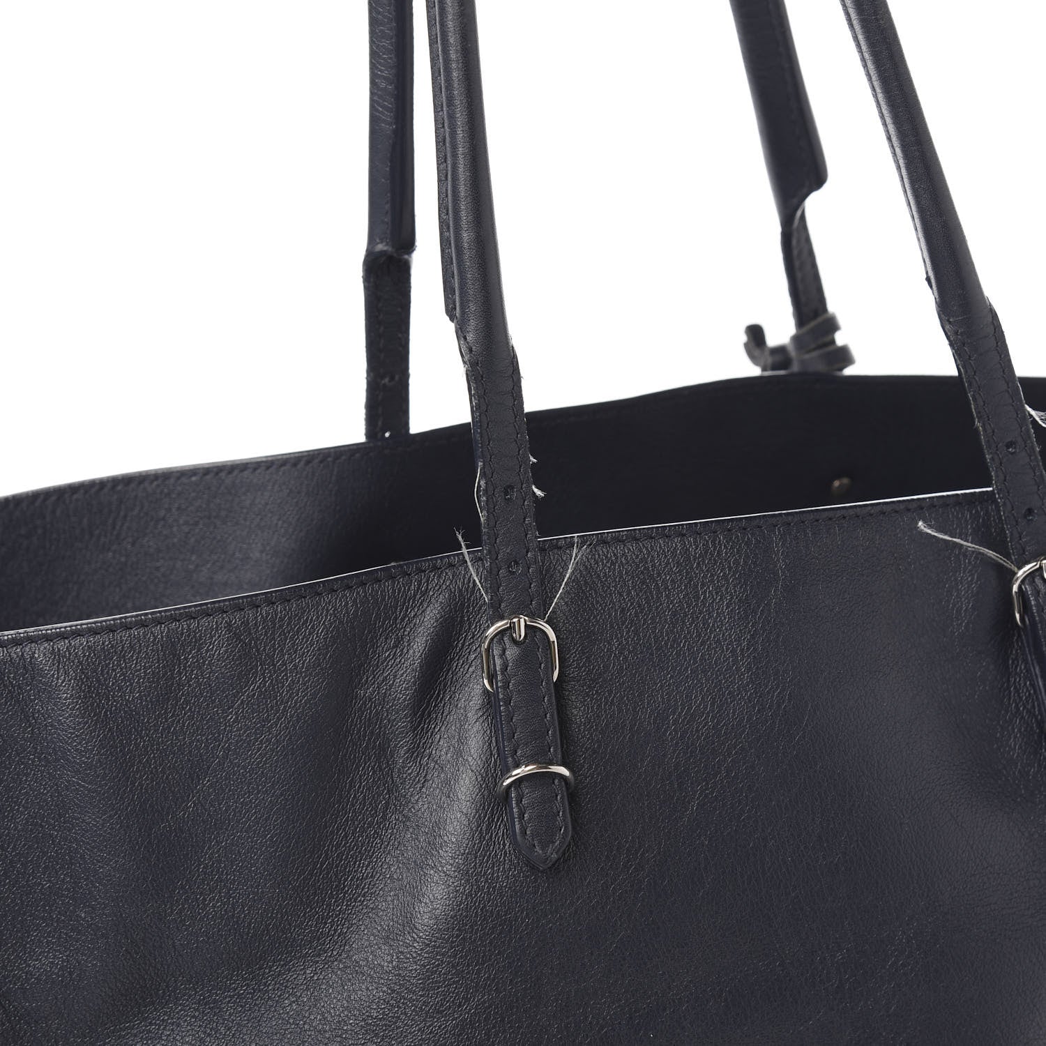 Balenciaga Veau Papier A4 Zip Around Tote Bleu Nuit 9 of 12