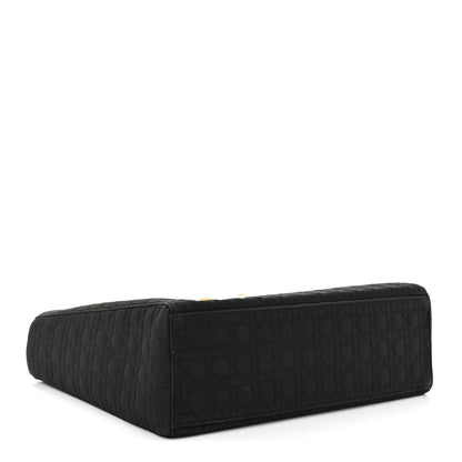 Christian Dior Nylon Cannage Large Lady Dior Black 4 of 9