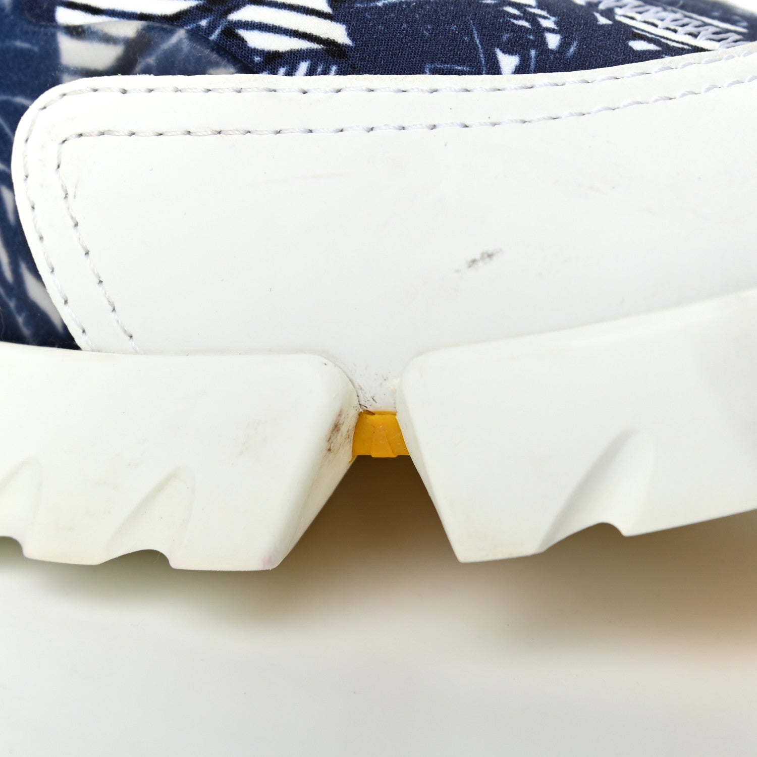 Christian Dior Technical Fabric Tie & Dior Print Womens D-Connect Sneakers 37.5 Denim 12 of 12