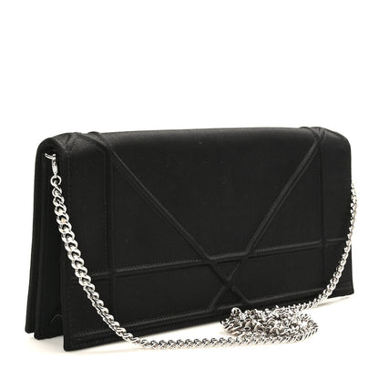 Christian Dior Satin Diorama Pochette Black 3 of 8