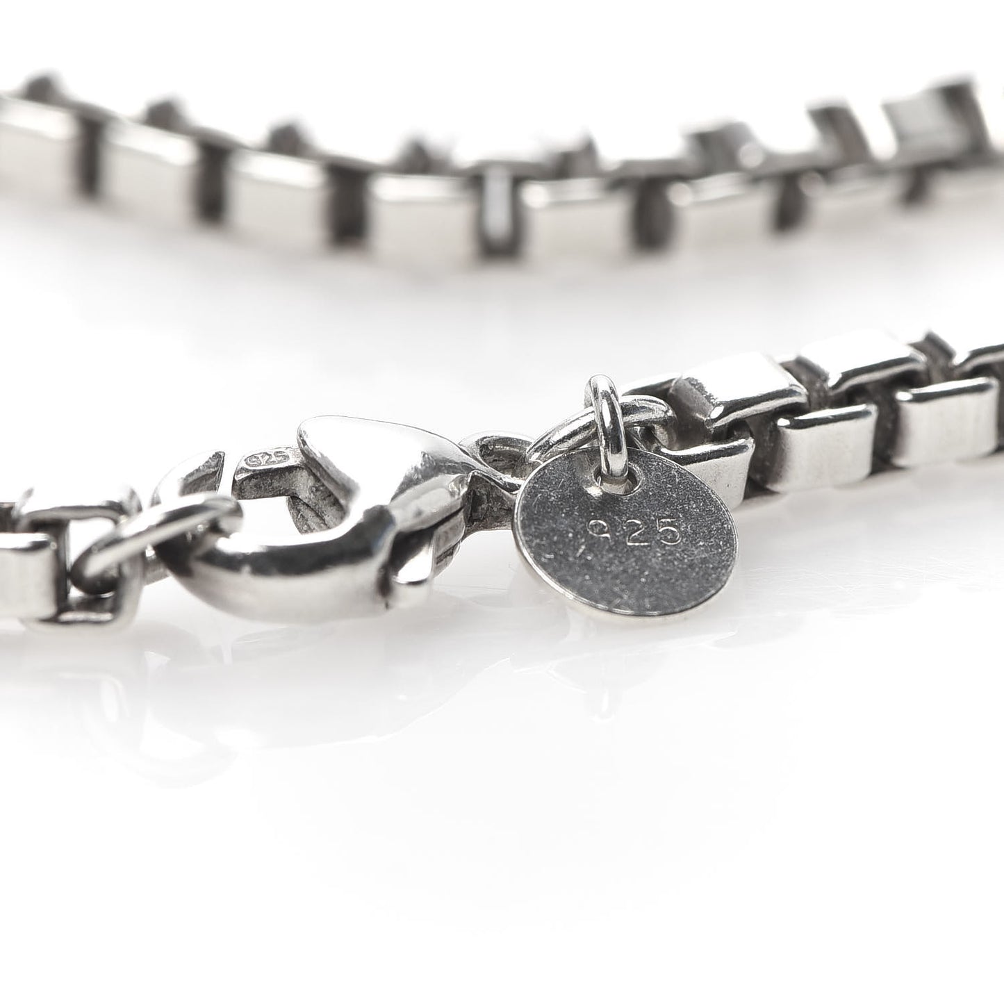 Sterling Silver 4mm Venetian Link Bracelet