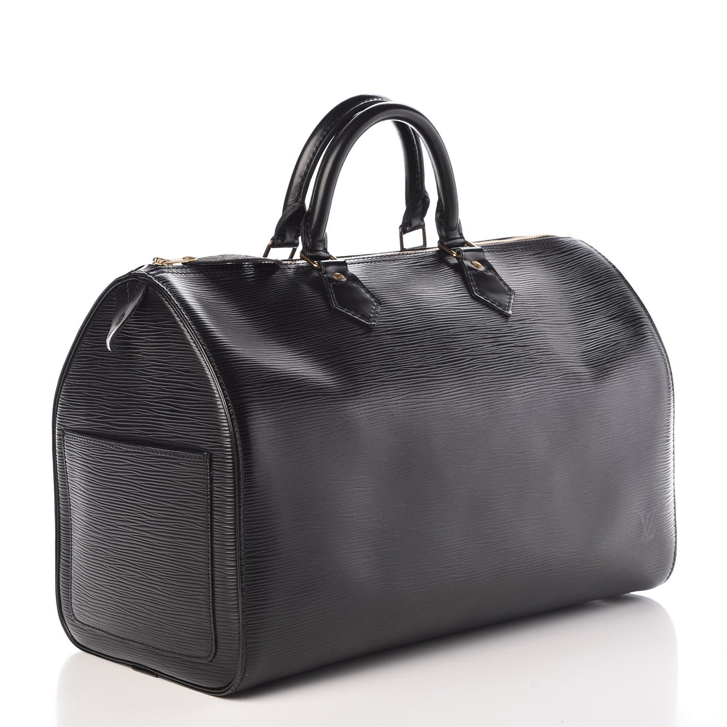 Louis Vuitton Epi Speedy 35 Black 3 of 8