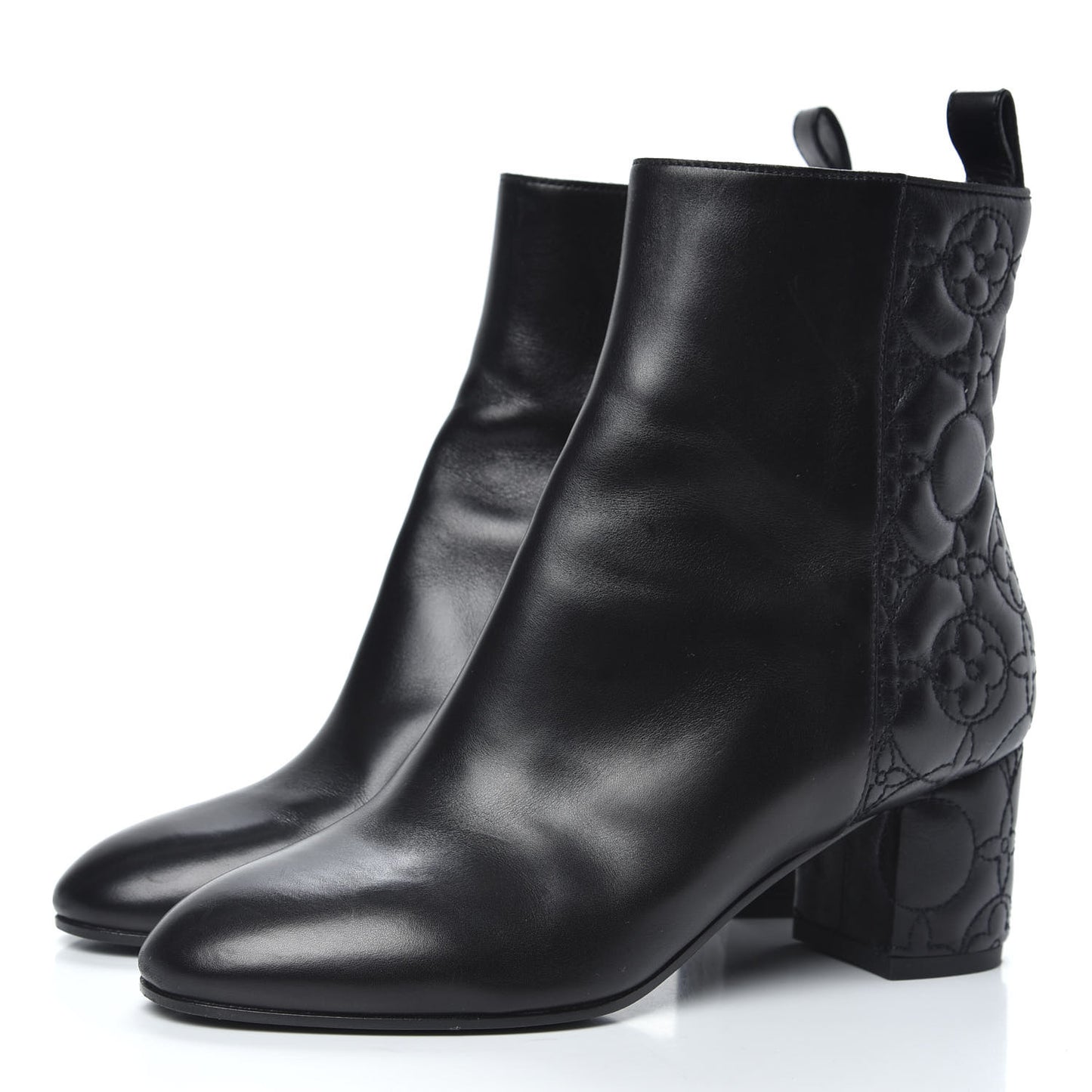 Lambskin Upstage Ankle Boots 36 Black