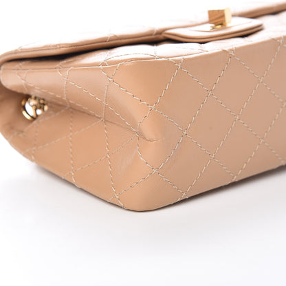 Chanel Aged Calfskin Quilted 2.55 Reissue Mini Flap Beige 8 of 9