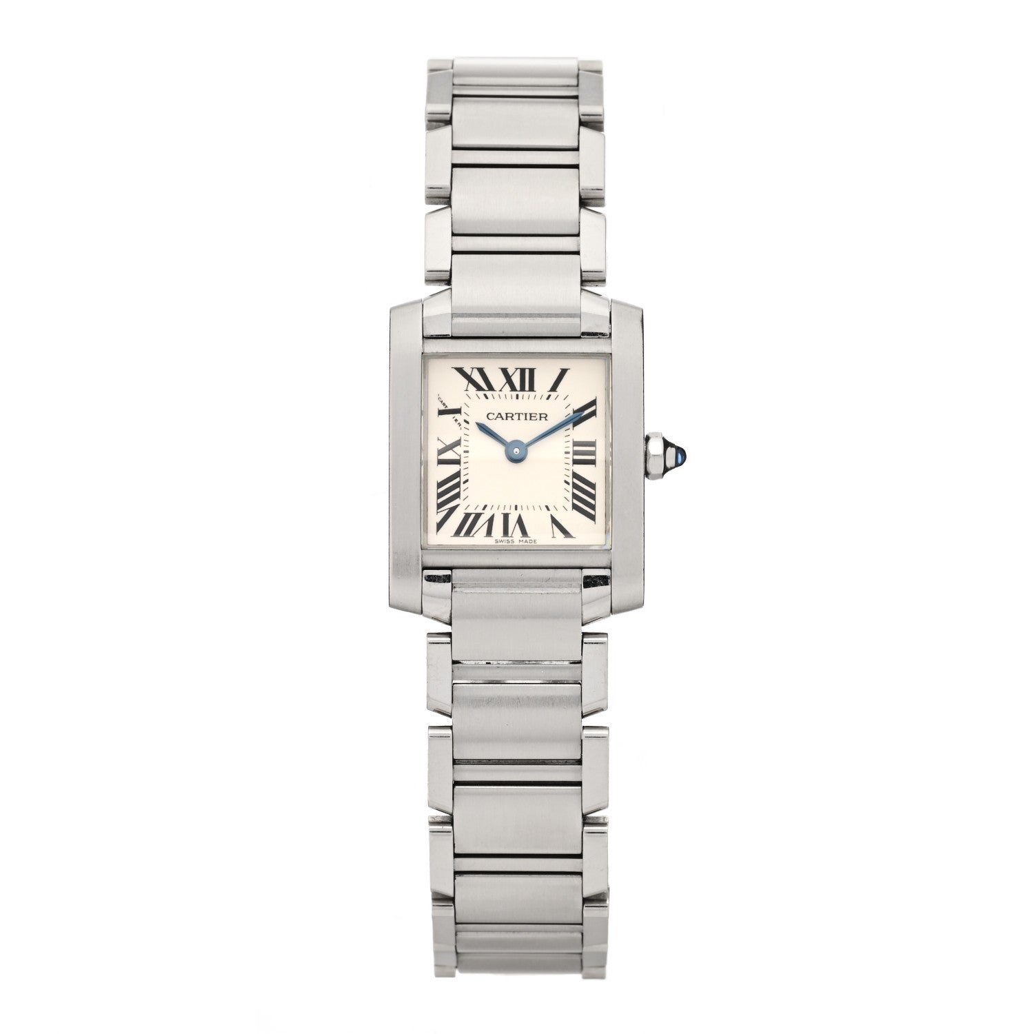 Cartier Stainless Steel 20mm Tank Francaise Quartz Watch 1 of 4