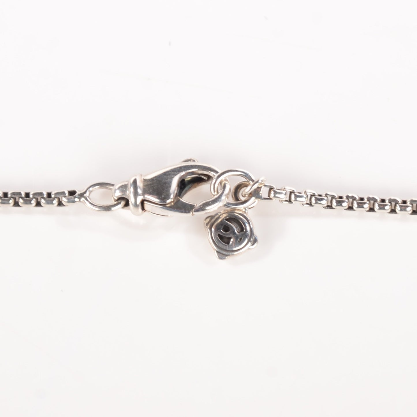 Sterling Silver Diamond Blue Topaz 7mm Petite Albion Pendant Necklace