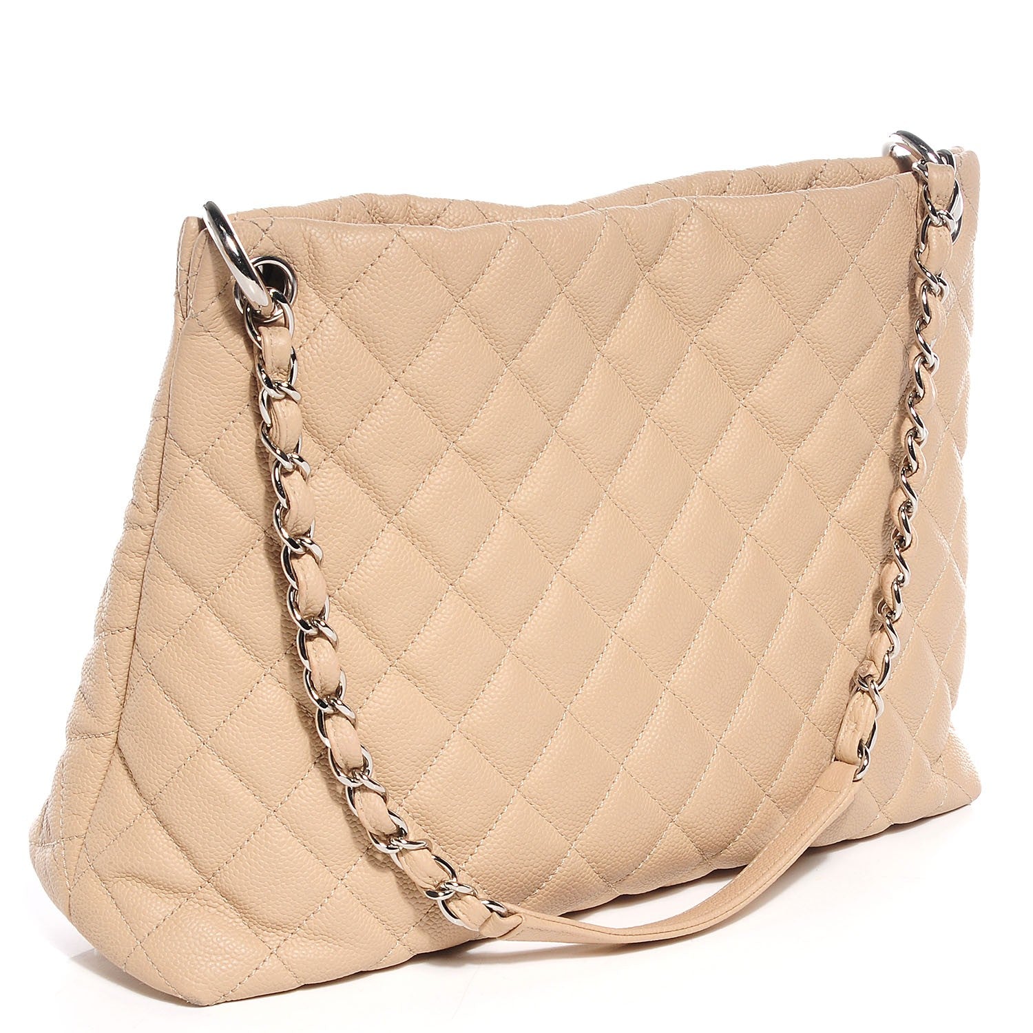 Chanel Caviar Easy Zip Tote Beige Clair 3 of 7