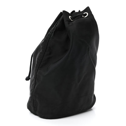 Prada Saffiano Tessuto Nylon Vela Bucket Wristlet Black 3 of 7