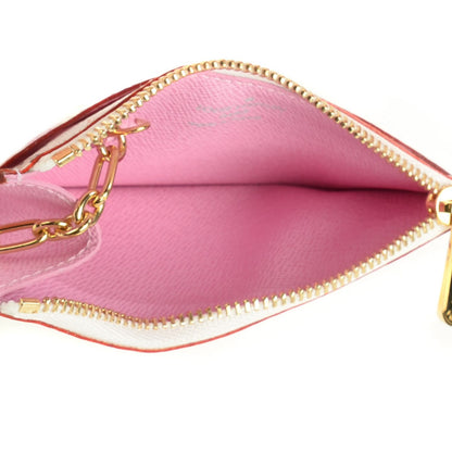 Louis Vuitton Monogram Multicolor Key Pouch White Litchi 6 of 8