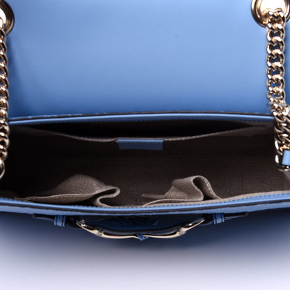 Gucci Microguccissima Medium Emily Chain Shoulder Bag Mineral Blue 5 of 11