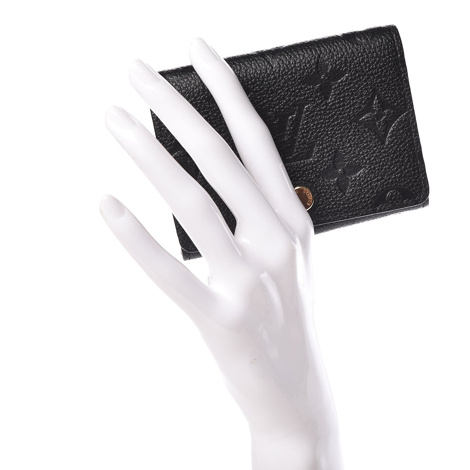 Louis Vuitton Empreinte Business Card Holder Black 2 of 8