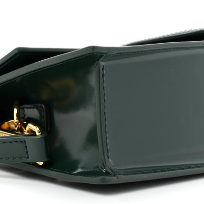 Jacquemus Glazed Calfskin Le Grand Bambino Dark Green 8 of 10