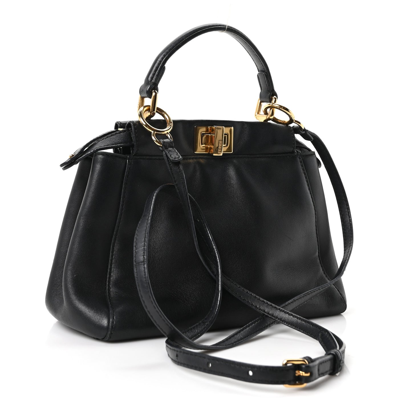 Nappa Mini Peekaboo Iconic Satchel Black