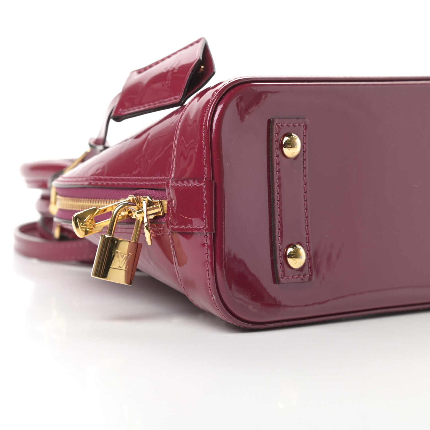 Louis Vuitton Vernis Alma BB Magenta 10 of 12